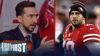 If Mahomes & Garoppolo were even, 49ers would be favorites — Nick Wright | NFL | FIRST THINGS FIRST