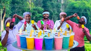 Kuchi Ice Recipe | Mango Ice, Pineapple, Grapes, Lemon, Orange And More | Village Recipe