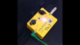 Sample sound FX pedal Dr J soloman bass overdrive @ Hurtrock Music store bandung