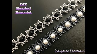 Beaded Bracelet.Begginers Project.DIY Beaded Bracelet