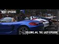 episode 3 three porsche runs in the narrow winding road.