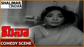 మీన మూవీ || Surya Kantham Hilarious Comedy Scene || Krishna, Vijaya Nirmala || Shalimarcinema