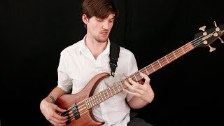 Intermediate Solo Bass Lesson: "Resolution" by Josh Fossgreen