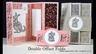 No.573 - Double Offset Folds - JanB No.5 Top UK Stampin' Up! Independent Demonstrator