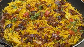 Veg biryani |  10 minutes quick easy tasty veg biryani | special khushbudar veg biryani |