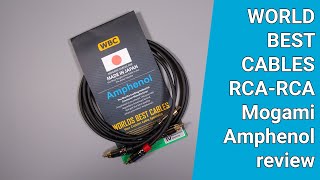 World Best Cables Review - RCA-RCA Mogami + Amphenol