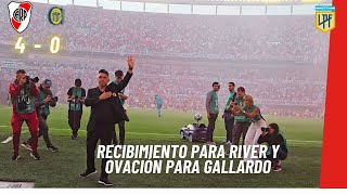 RIVER vs CENTRAL 08/12/24 - EMOCIONANTE OVACIÓN PARA GALLARDO + RECIBIMIENTO