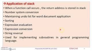 DS - MODULE 2 - TOPIC 4 - STACK