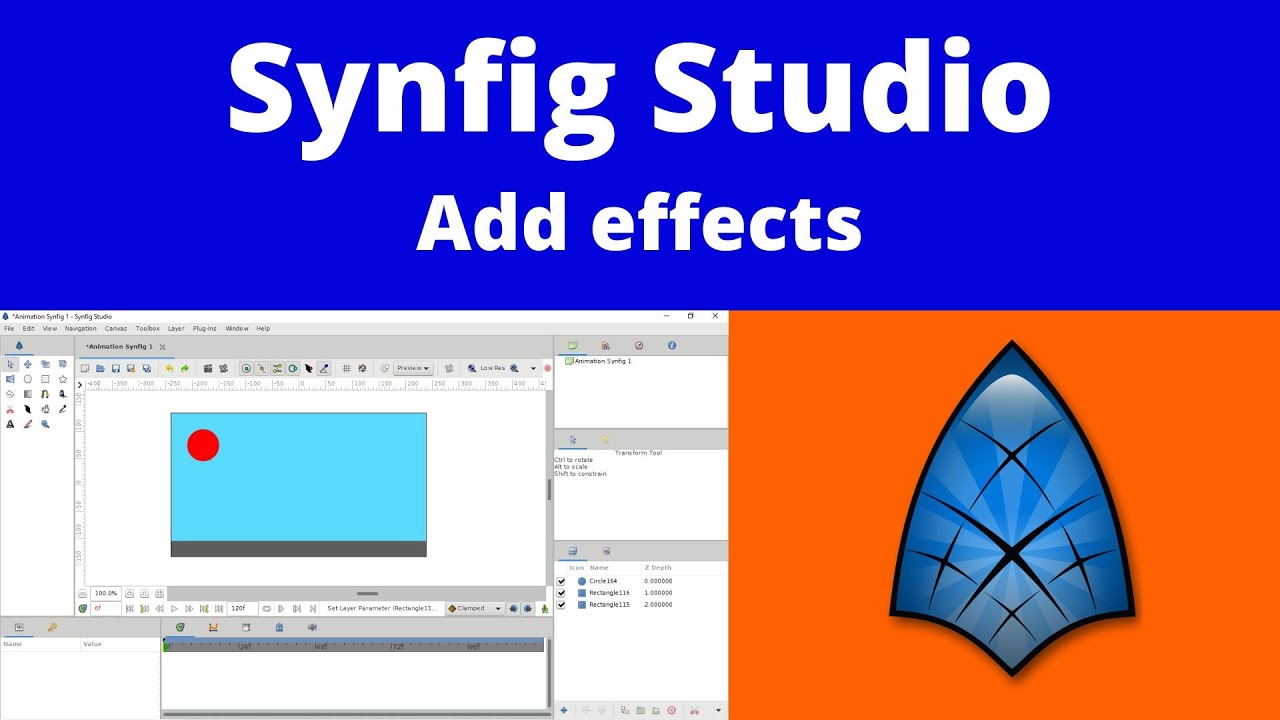 Synfig Studio Add Effects Youtube