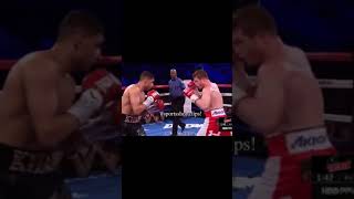 When Amir Khan Thought He Could Just Box Canelo Alvarez Like Floyd Mayweather #shorts #boxing