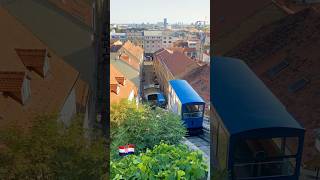 🚋 Zagreb Funicular – The World’s Shortest Ride!