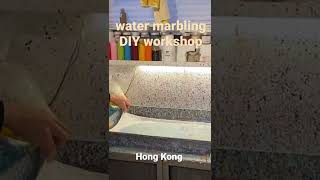 water marbling DIY workshop