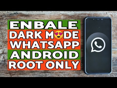 How to Enable Dark Mode on WhatsApp [Root]