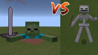 Zombie Titan Vs Skeleton Titan - Minecraft Mob Battle