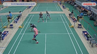 (세한대학교/조선이공대학교) 임상준/이수지 vs (원광대학교/군산대학교) 백승규/이은선_대학 개인 혼복 16강[여름철 종별 선수권 대회]