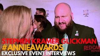 Stephen Kramer Glickman #Storks interviewed at the 44th Annual Annie Awards