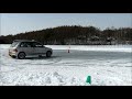 2019.2.11 第２１回女神湖氷上ドライブ 第５回みんカラ氷上走行会 ヴィヴィオ４ＷＤ８の字