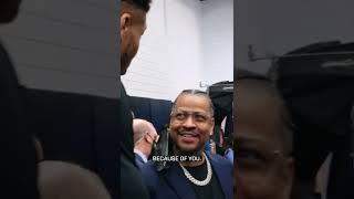 Giannis Meets Allen Iverson At NBA All-Star 🥺 | #Shorts