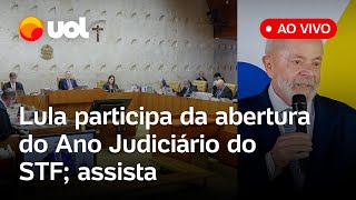 Lula, Motta e Alcolumbre participam da abertura do ano judiciário do STF com Moraes e mais ministros