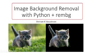 Image Background Removal with Python (rembg)