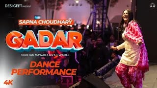 Gadar | Sapna Choudhary Dance Performance | New Haryanvi Songs Haryanavi 2025 @DesiGeet