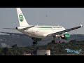 germania airbus a319 112 hb jog landing at split airport ldsp spu