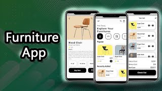 Furniture App UI - Flutter UI - Speed Code - App from Scratch