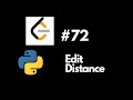 Leetcode 72 Edit Distance in Python #python