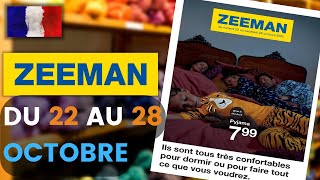 catalogue ZEEMAN du 22 au 28 octobre 2022 ❌ Arrivage - FRANCE