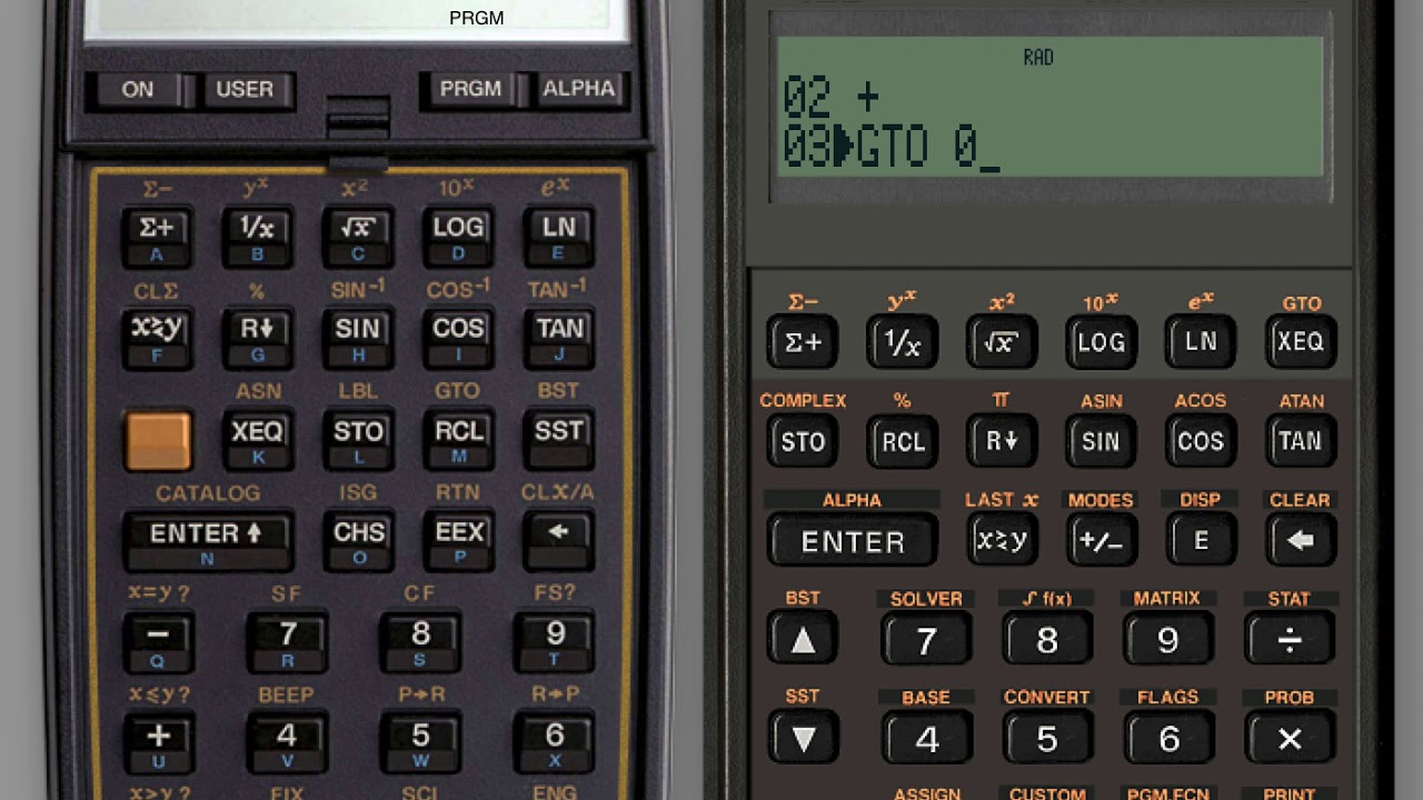 Emulator Speed Comparison Hp 41cx Vs Hp 42s Youtube