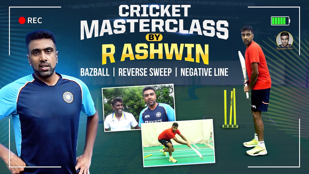 Masterclass by R Ashwin | Bazball | Reverse Sweep | Negative Line | World of Cricket