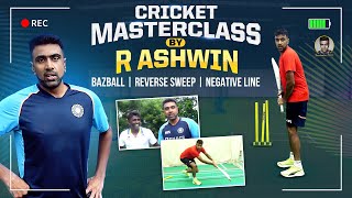Masterclass by R Ashwin | Bazball | Reverse Sweep | Negative Line | World of Cricket