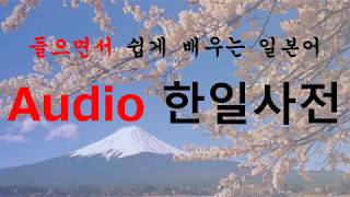 【공통한자어로 쉽게 배우는 일본어】 들으면서 쉽게 배우는 일본어: Audio 한일사전