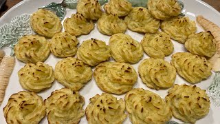 DUCHESS POTATOES by Betty and Marco - Quick and easy recipe