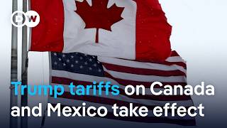 Markets tumble as US slaps tariffs on Canada, Mexico | DW News