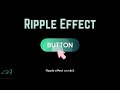 Button ripple effect on click in HTML CSS and JavaScript