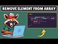 How to Remove Particular Element from Array in Javascript