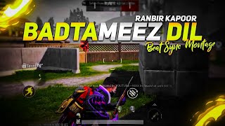Badtameez Dil - Beat Sync Montage || Hindi Song Pubg Montage || Fist Montage ||
