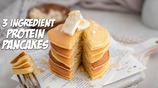 3 Ingredient Protein Pancakes in Less Than 10 Minutes!