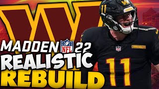 Carson Wentz Washington Commanders Rebuild! Do They Finally Have Their Guy? Madden 22 Franchise