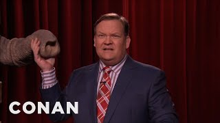 Andy Loves His Pet Elephant, Marmalade | CONAN on TBS
