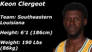 Keon Clergeot (SouthEastern Louisiana 21/22)