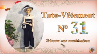 🥢 Tuto Vêtement N°31 | 👕 Tricoter une combinaison Barbies