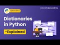 Dictionaries In Python | Dictionary Methods In Python | Python Tutorial for Beginners