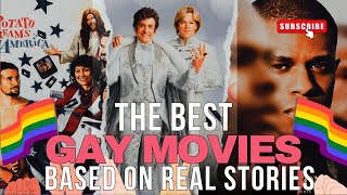 TOP GAY MOVIES BASED ON REAL PEOPLE AND STORIES 🏳️‍🌈📽️ (TRIGGERING SCENES +18) #gay #movies #lgbt