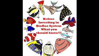 Before #investing in #Biofloc System ,You should Know the following ?