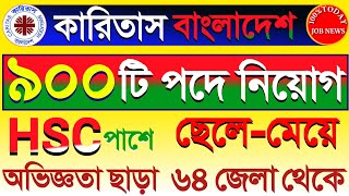 কারিতাস বাংলাদেশ এনজিও নতুন নিয়োগ ২০২৪। Caritas Bangladesh Ngo Job Circular 2024। Ngo Job Circular