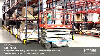 Sky Jack SJ1114626 scissor lift selling in auction on May 7th, 2024. Lot 365