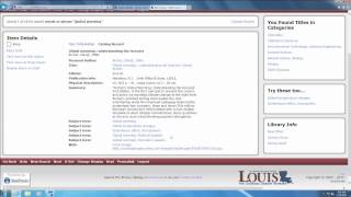 Searching BPCC Online Catalog- Basic Search