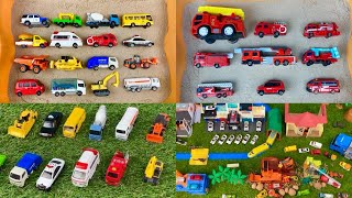 【はたらくくるま 30分🚑🚨🚒🚎】消防車 救急車 パトカーバス大集合！Fire trucks, ambulances, and police cars gather together!